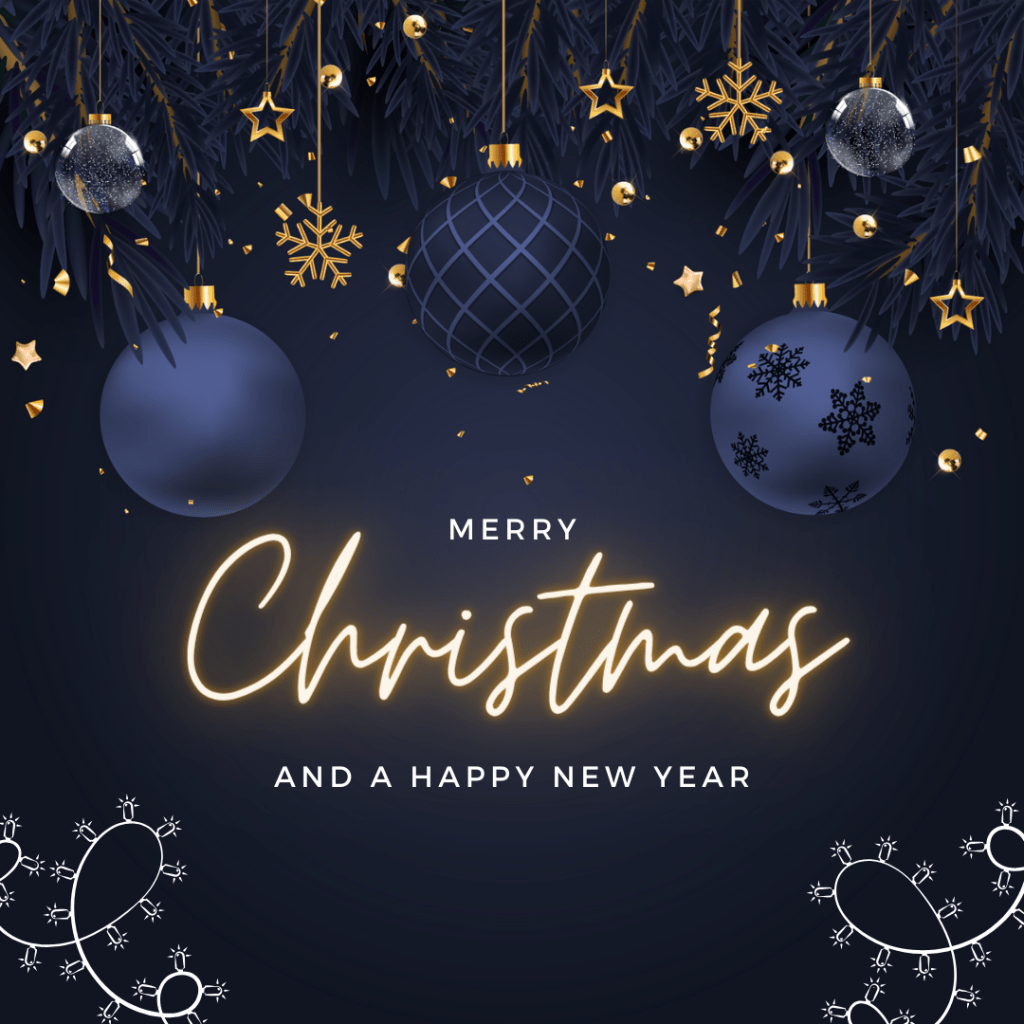 Merry Christmas and a Happy New Year!